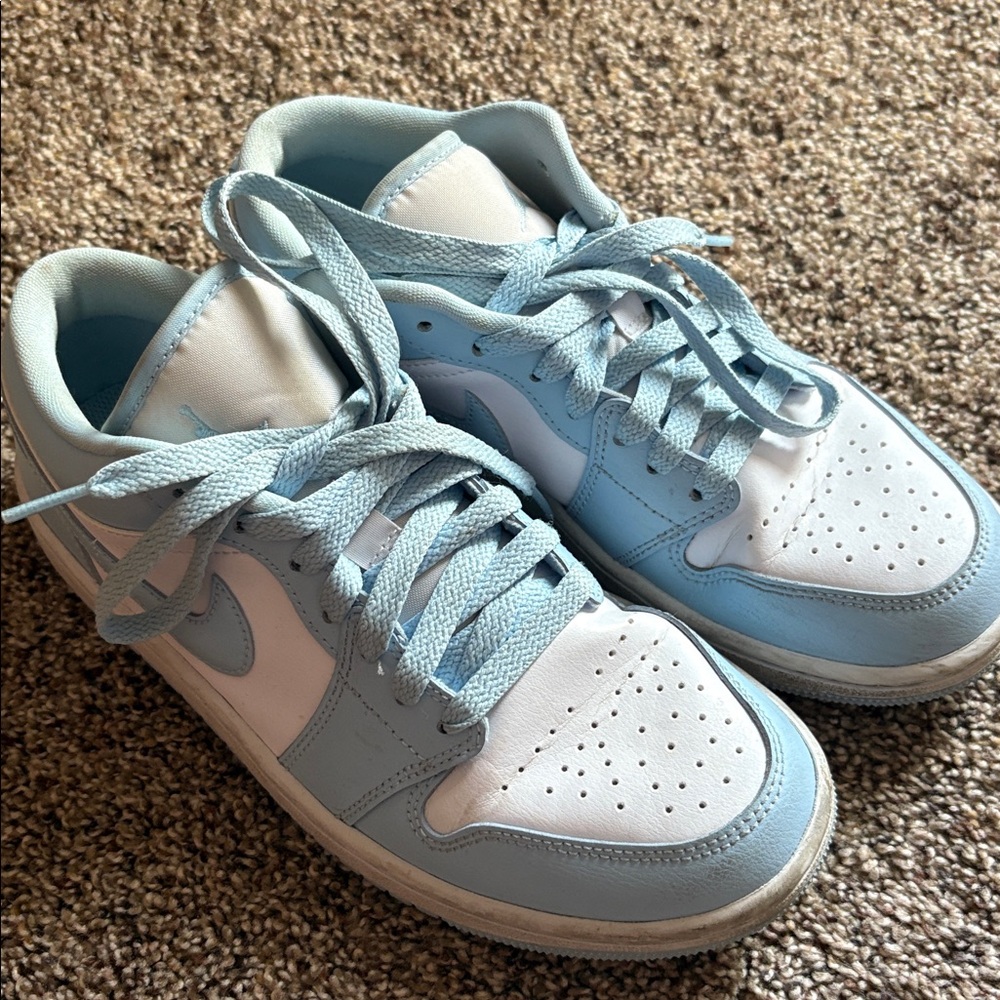 Air Jordan Light Blue Sneakers